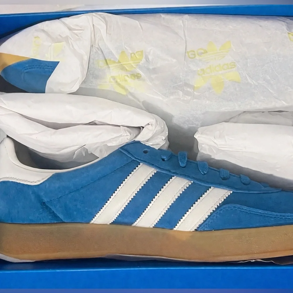 Adidas • Blue Gazelle Indoor Shoes